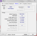 System info CPUZ RAM