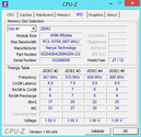 Systeminfo CPUZ RAM SPD