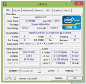 System info CPUZ CPU