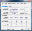 Systeminfo CPUZ RAM SPD