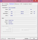 System info CPUZ Motherboard