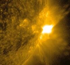 2024年6月10日太阳耀斑（来源：美国国家航空航天局博客）