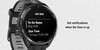 Garmin ComingUp 应用程序还提供通知功能。(图片来源：Garmin）