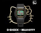 卡西欧 G-SHOCK x Hello Kitty DW-5600KT24-1 JR（图片来源：卡西欧）