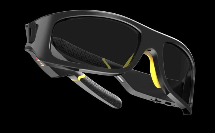 Lucyd Armor 符合 ANSI Z87.1 安全眼镜标准。(图片来源：Innovative Eyewear）