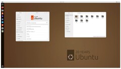 Ubuntu 24.10 &quot;黄鹂 &quot;周年纪念桌面主题（图片来源：Ubuntu）