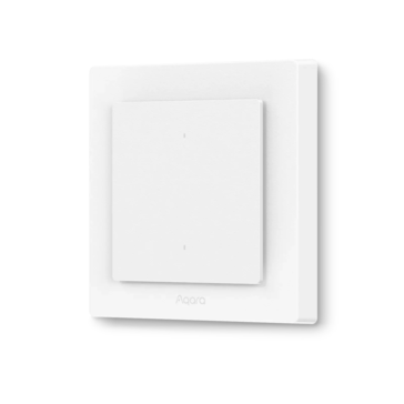 Aqara Light Switch H2 EU 2 按钮-1 通道。(图片来源：Aqara）