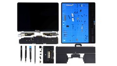 M4 MacBook Air（如图）在设计和可修复性方面似乎与 M3 MacBook Air 完全相似。(图片来源：iFixIt）