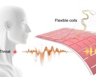 加州大学洛杉矶分校的工程师们创造了一种将哑语、喉部肌肉运动转化为可听语音的贴片。(来源：Ziyuan Che 等人的文章）