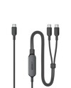 Anker 2 合 1 USB-C 至 USB-C 连接线（180 厘米、140 瓦、编织）。(图片来源：Anker）