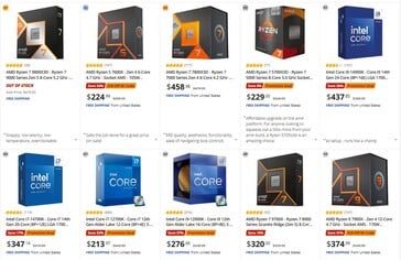 Newegg 上最畅销的 CPU。(图片来源：Newegg）