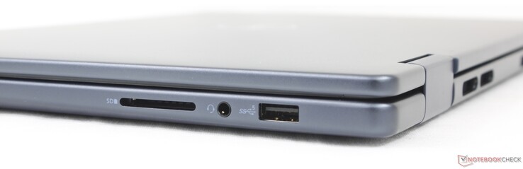 右侧SD 读卡器、3.5 毫米耳机、USB-A 3.2 Gen.