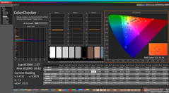 校准后的 ColorChecker