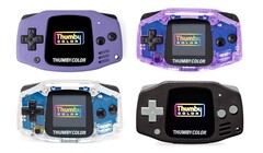 Thumby Color 有多种表面处理，其中许多灵感来自任天堂 Game Boy Advance。(图片来源：TinyCircuits）