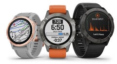 Fenix 6 系列现已推出 26.82 测试版，与上一代相比有一些变化。(图片来源：Garmin）