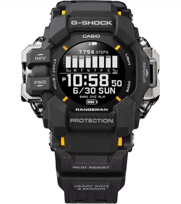 卡西欧 G-Shock GPR-H1000 手表。(图片来源：卡西欧）