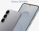 Galaxy S25 Slim 在美国可能仍作为完全无锁手机发售（图片来源：OnLeaks 和 SmartPix - 已编辑）