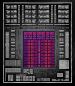 Ryzen AI Max+ 395 插图，红色为 GPU（来源：AMD）