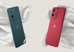 Moto G05 有梅子红和森林绿两种配色（图片来源：摩托罗拉）