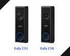 Anker 即将推出的 Eufy C31 和 C30 视频门铃。(图片来源：Eufy Security / r/Anker subreddit - 已编辑）