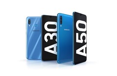 Galaxy A30 和Galaxy A50 是三星中端系列整合后发布的首批机型。(图片来源：三星）