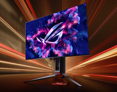 ROG Swift OLED PG27AQDP 没有光面显示屏。(图片来源：华硕）