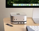 Satechi 的 Mac Mini 底座支持各种 M.2 固态硬盘，不仅仅是这里展示的 M.2 2280。(图片来源：Satechi）