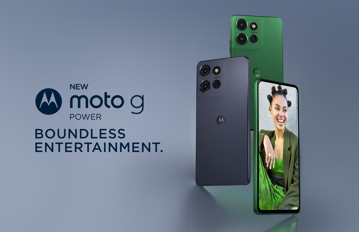 Moto G Power (2025) 采用叶绿或石板灰素食皮革。(来源：摩托罗拉）