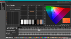 校准后的 ColorChecker