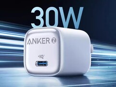 Anker Zolo 30W 墙式充电器已在中国上市。(图片来源：Anker）