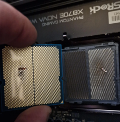 一位 Reddit 用户的 Ryzen 7 9800X3D 不幸烧毁（图片来源：Reddit）