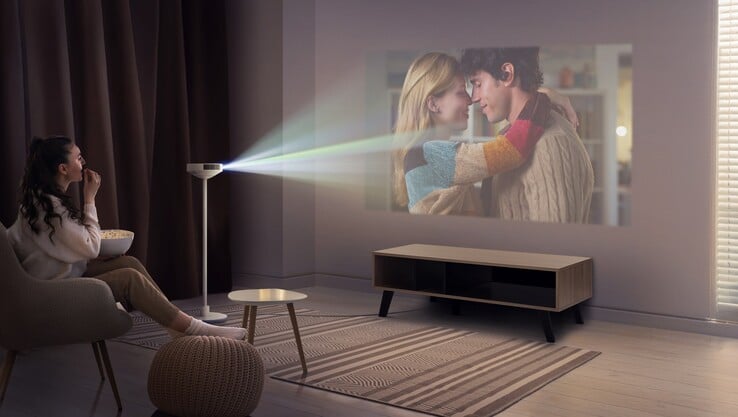 LG CineBeam M 投影机。(图片来源：LG）