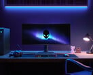 Alienware AW3225DM 采用 180 Hz 刷新率的 QHD 曲面面板（图片来源：戴尔）