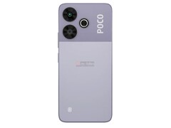 小米 POCO M6 Plus 的渲染图显示，其 LED 闪光灯环设计与同类产品略有不同（来源：91mobiles） 