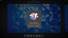 GNOME 47 Beta 版欢迎屏幕（图片来源：GNOME Discourse）