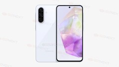 Galaxy A36&quot;。(图片来源：Giznext x OnLeaks）