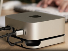 Satechi 希望通过其镂空设计吸引正在寻找基座解决方案的 Mac mini 用户。(图片来源：Satechi）