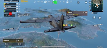 PUBG Mobile：预设流畅，平均每秒 40 帧。