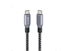 新款 Anker Prime 240W USB-C 至 USB-C 连接线预计将于 8 月推出。(图片来源：Anker）