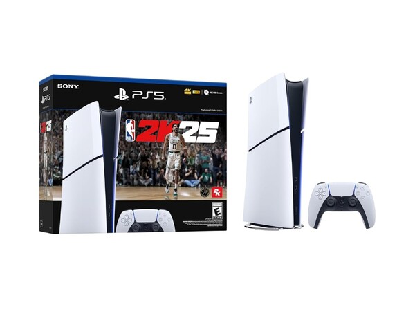 PlayStation 5 数字版《NBA 2K25》附带游戏下载代码。(图片来源：PlayStation）